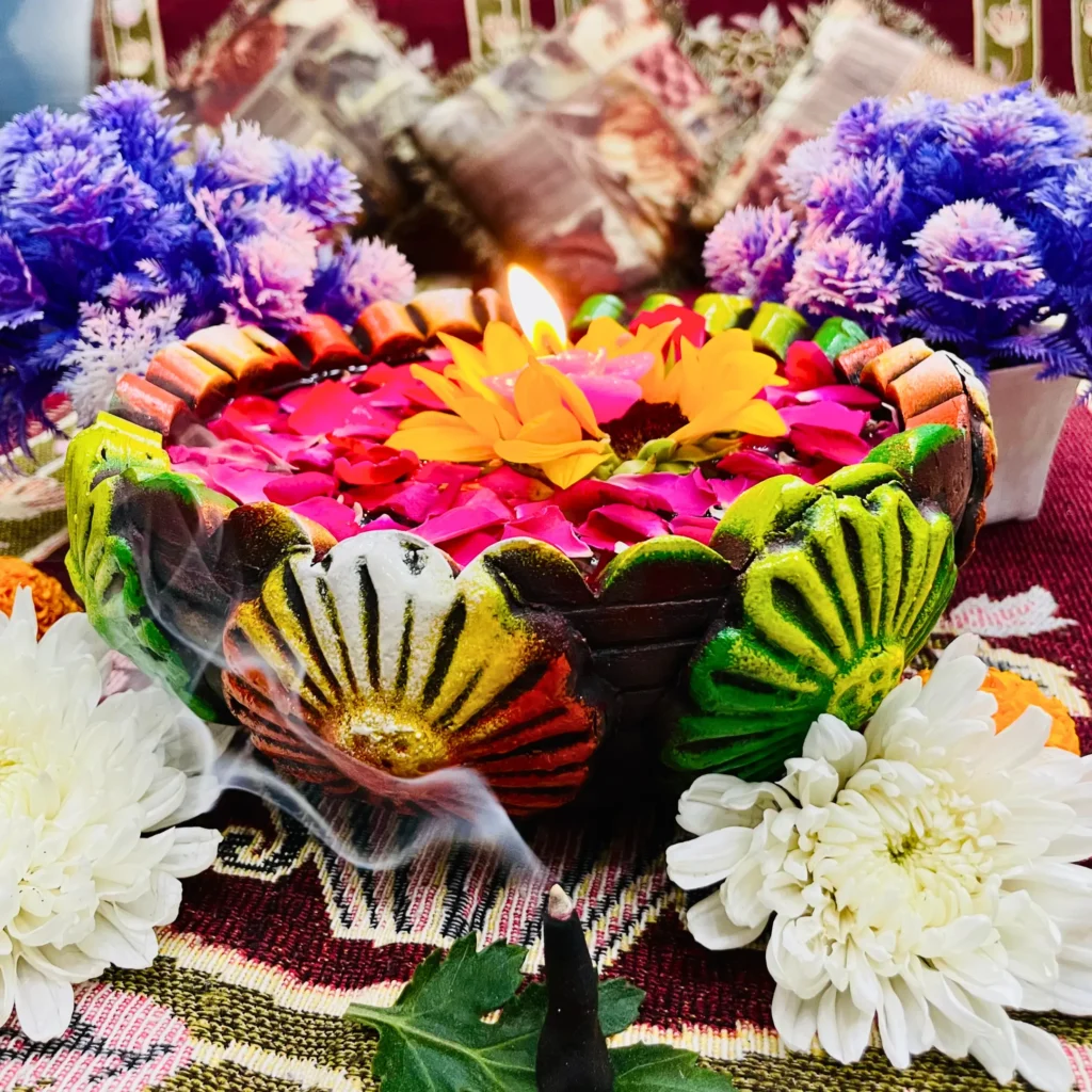 terracotta urli bowl for diwali