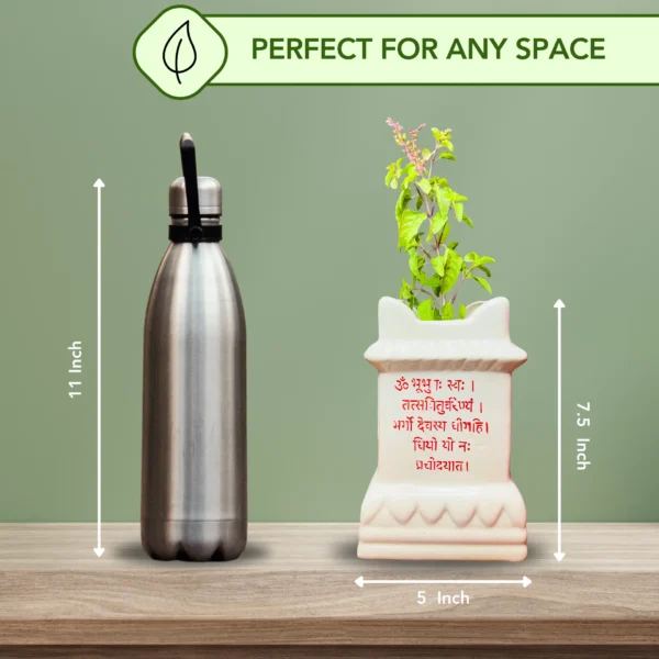 ceramic tulsi pot