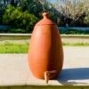 egg shaped 7L clay water pot