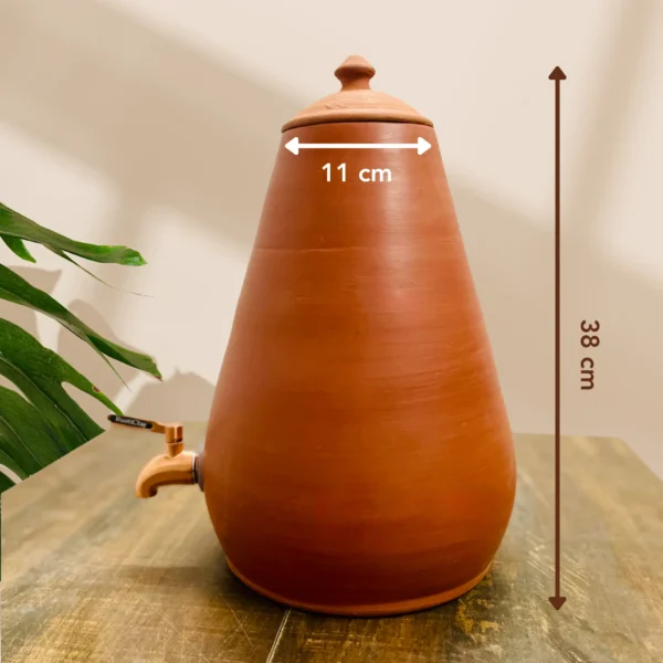 clay water pot with tap 7l size clay water pot with tap 7l size