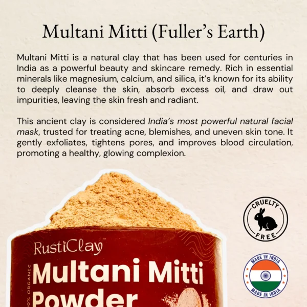 Multani Mitti Powder for face & hair 200g