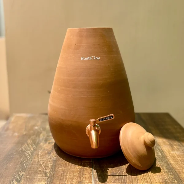 earthen clay water pot 7l