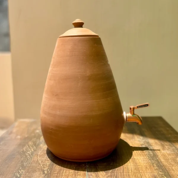 earthen clay water pot 7l