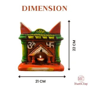 handmade terracotta tulsi planter