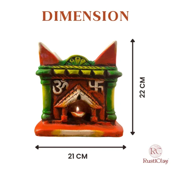 handmade terracotta tulsi planter