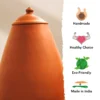oval shape clay water pot 4l oval shape clay water pot 4l